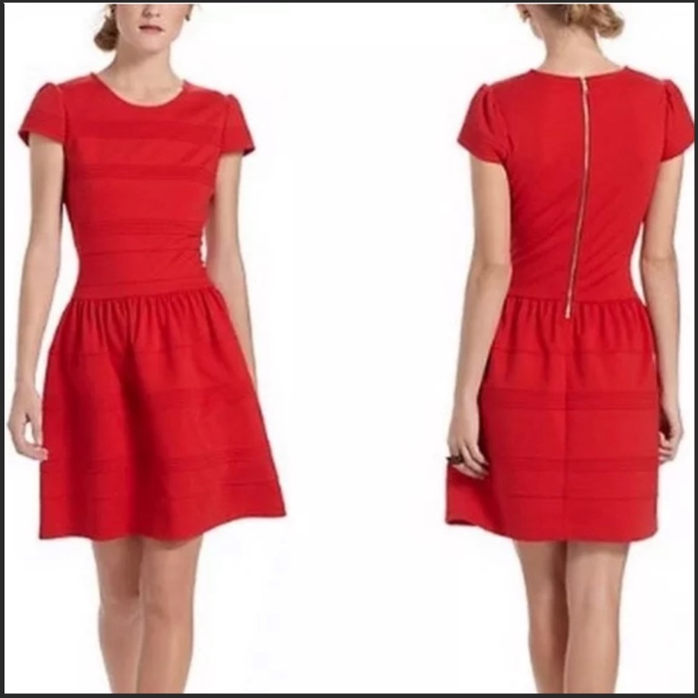 Anthropologie Girls From Savoy Red Dress